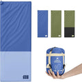 Ultralight Warm Weather Sleeping Bag - Portable, Waterproof, Compact Lightweight, Comfort with Compression Sack - Great for Outdoor Camping, Backpacking & Hiking