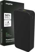 mophie Powerstation XL Power Bank 2023-20,000 mAh Large Internal Battery, (2) USB-A Ports and (1) 20W USB-C PD Fast Charging Input/Output Port, Travel-Friendly