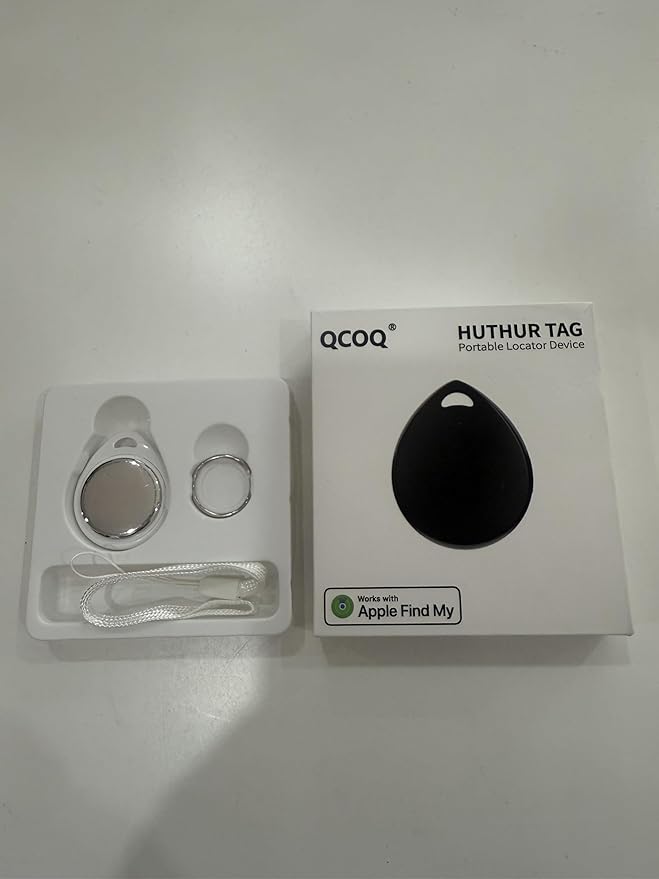 Air Tracker Tag Blue 1 Pcs, Bluetooth Item Finder Work with Apple Find My (iOS Only), Smart Tag for Luggage/Key/Suitcases/Backpack, Replaceable Battery.