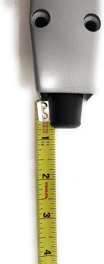 Pacific Doorware Heavy Duty Spring Loaded Step Down Push On Door Holder/Stopper (1, Aluminum)