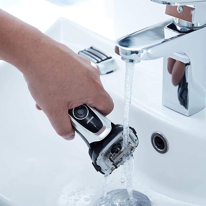 Panasonic ARC5 Electric Razor for Men with Pop-Up Trimmer, Wet/Dry 5-Blade Electric Shaver with Intelligent Shave Sensor and Multi-Flex Pivoting Head – ES-LV65-S (Silver)