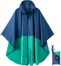 Rain Poncho Jacket Coat Hooded Zipper Style for Women/Men/Adult with Pocket