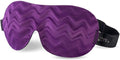 Bucky Ultralight Travel & Sleep Chevron Eye Mask, Violet, One Size