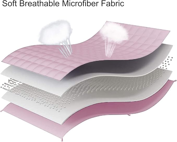 L'AGRATY Weighted Blanket - 60"x80" 20lbs Cooling Breathable Heavy Blanket Microfiber Material with Glass Beads Big Blanket for Adult All-season Summer Fall Winter Soft Thick Comfort Blanket