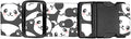 Luggage Straps for Suitcases Travel Belt Accessories, Cute Suitcase Strap, Adjustable Luggage Belt Strap, Heavy Duty with Quick-Release Buckle Luggage Strap Cute Pandas