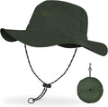 BROTOU Foldable Bucket Hats for Women/Men, UPF 50+ Wide Brim Sun Hat, Waterproof Fishing Cap with UV Protection