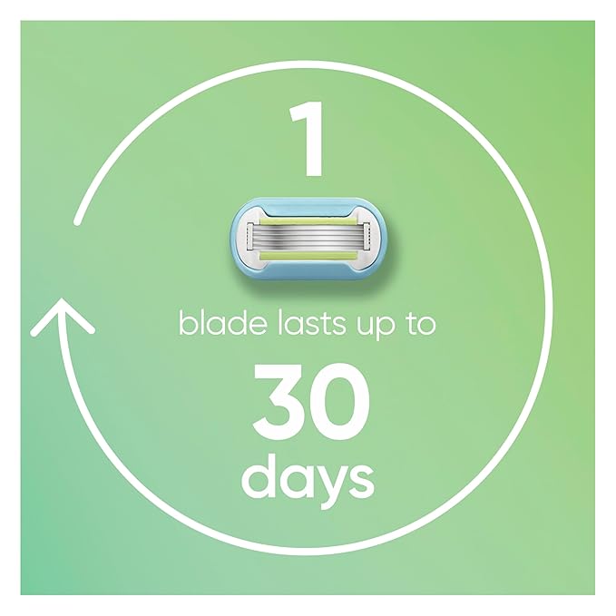 Gillette Venus Extra Smooth Pink Women's Razor, Pivoting Razor Head, 5 Blades for an Extra Smooth Shave, Handle + 3 Blade Refills