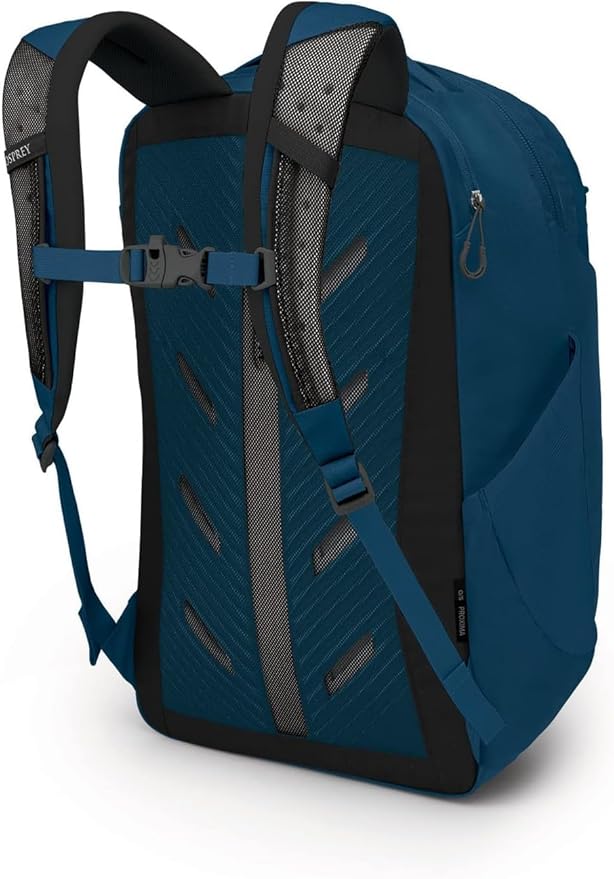 Osprey Proxima Laptop Backpack – Organized Everyday Pack with Dedicated Tech Storage, Water Bottle Pockets, and Comfortable Carry – Perfect for School, Commuting, and Travel, Night Shift Blue