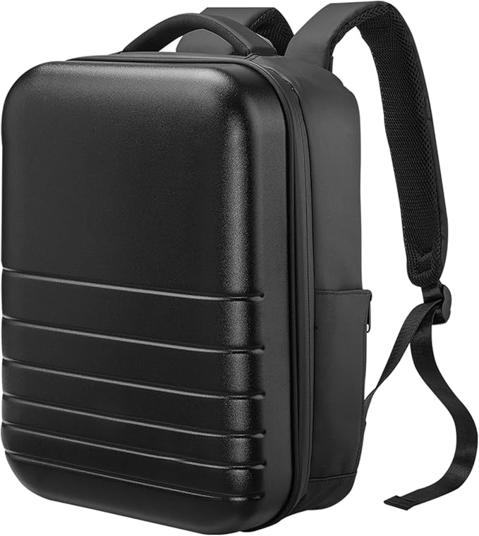 SOKOK Carry On Travel Backpack Waterproof Business Backpack with Laptop Compartment, Hardshell Computer Backpack for Men and Women, Black