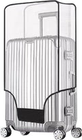 Tangaburu Clear Suitcase Cover - 20 24 26 28 30 Inch Waterproof PVC Suitcase Cover - Transparent Travel Suitcase Wrap - Protective Cover Case for Wheeled Luggage (28-Inch)