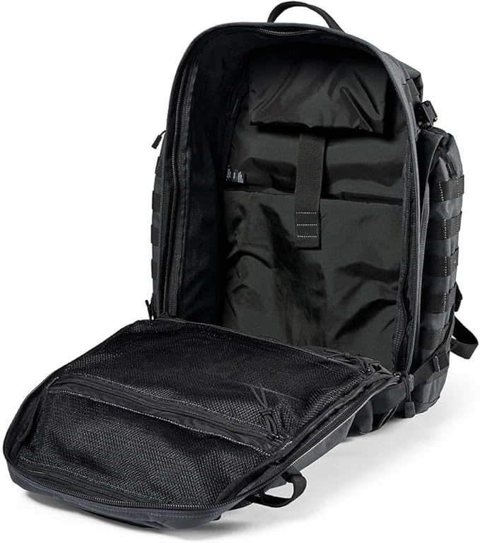 5.11 Tactical Backpack, RUSH 72 2.0 Military Survival Molle Back Pack with Laptop Compartment, Large, 55L, Style 56565ABR