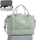 Travel Duffel Bag, Sports Tote Gym Bag, Shoulder Weekender Overnight Bag for Women