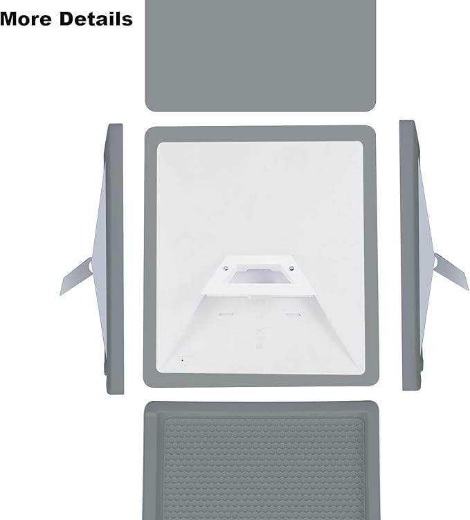 Starlink Mini Protective Cover Case, Starlink Mini Accessories Silicone Protective Case for Starlink Mini Dish Grey