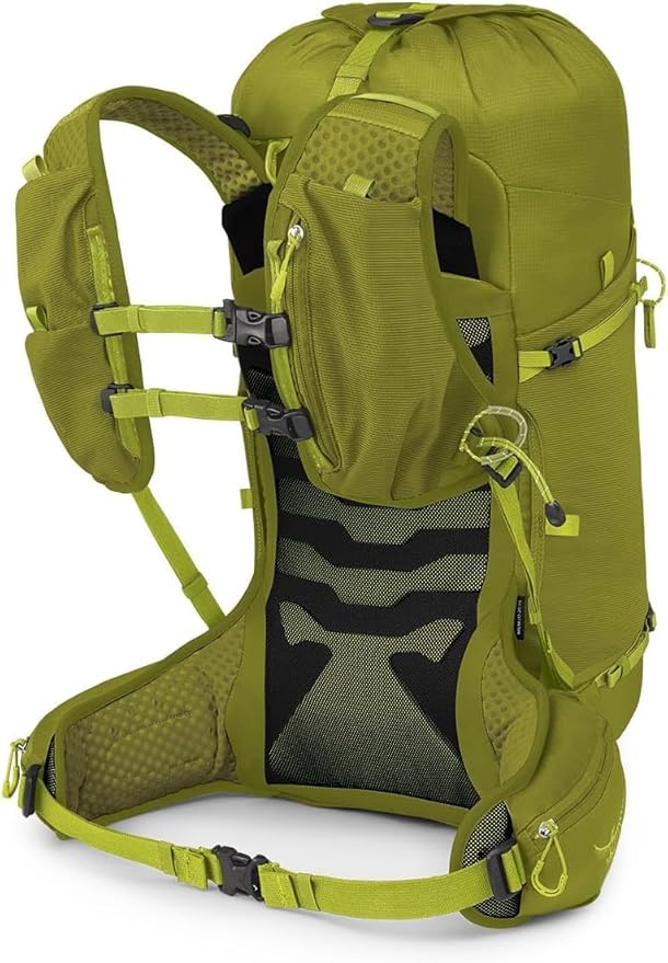 Osprey Talon Velocity 30L Men's Hiking Backpack, Matcha Green/Lemongrass, L/XL