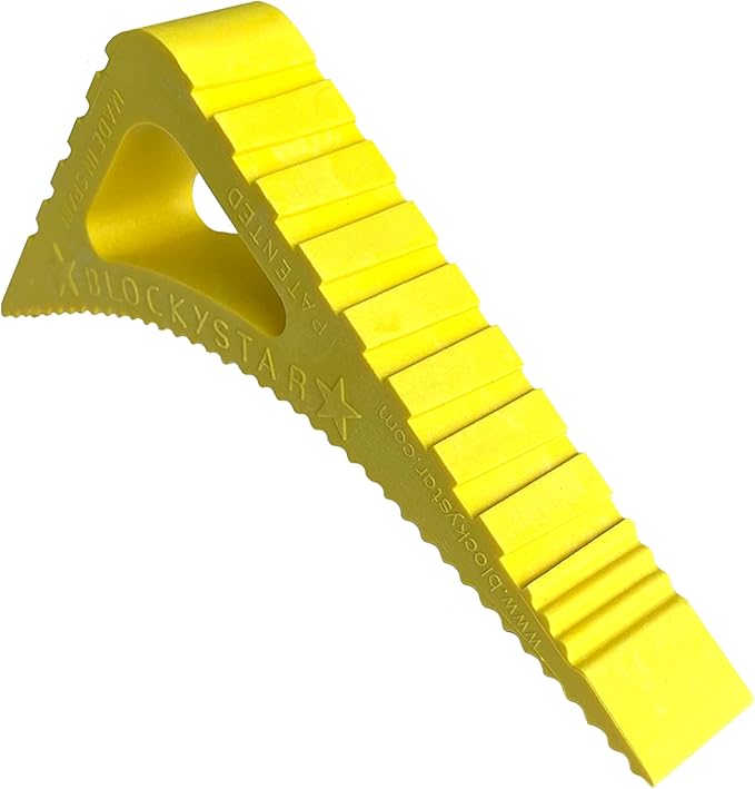 Door & Window Stopper - Flexible Rubber Door Stop, Award-Winning Wedge, Decorative Bottom Security, Colorful Large Doorstop