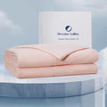 Dream Valley® Outlast® Cooling Comforter, Full/Queen, Blanket for Hot Sleepers, All Season Bedding to Keep Cool for Night Sweats, Breathable Lightweight Blanket, 90"x90" Inches,Pink Blush