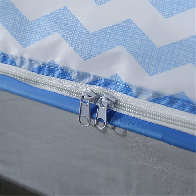 CdyBox Folding Mosquito Net Tent Canopy Curtains for Beds Home Bedroom Decor (Blue, 1.8X2.0m)