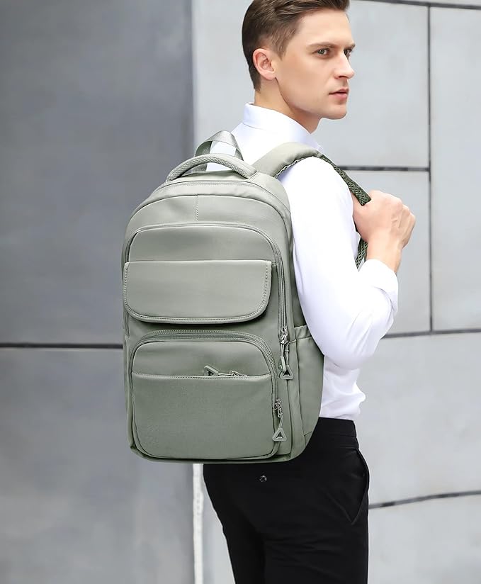 FOXLOVER Travel Laptop Backpack, Anti-Theft Slim Business Backpack, School College Bag for Men & Women, Fits 15.6 Inch Laptop