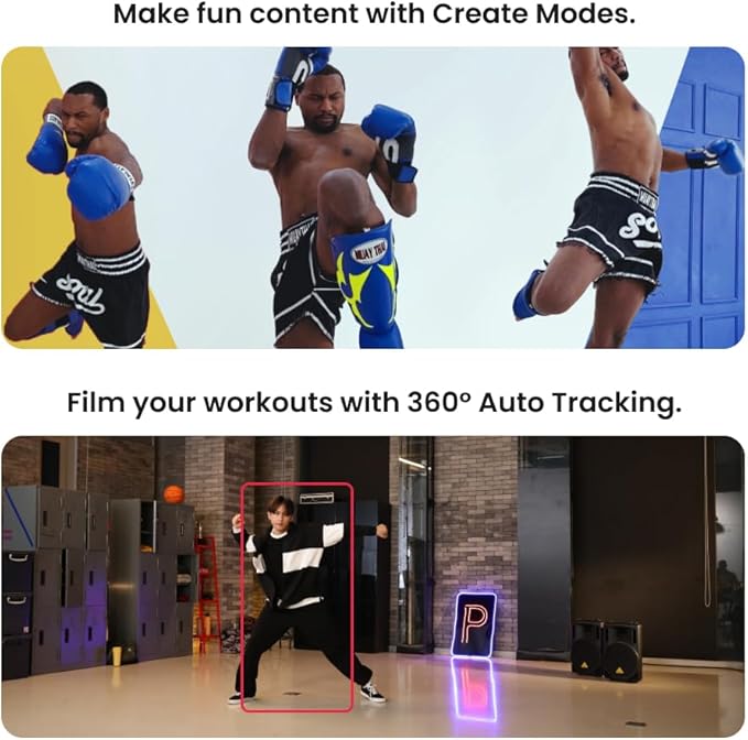 Pivo Pod Classic Auto Face Tracking Phone Holder, 360° Rotation, Content Creator Essentials for Fitness Tracker with Remote Control, Smart Mount, Travel Case, and Tripod