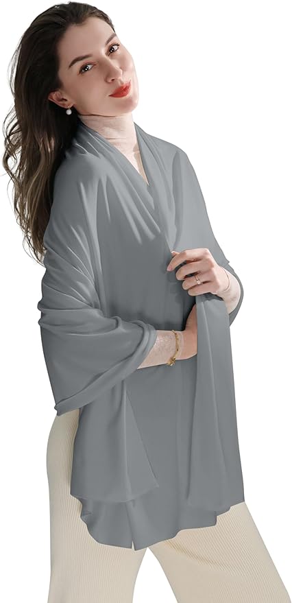 VENVSBEE Shawl Wraps for Women, Travel Scarf Soft Blanket Wrap Pashmina Travel Accessory for Airplane