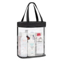 Travel Toiletry Bag, Clear Toiletry Bag for Women, Large Transparent Makeup Bag, Waterproof Clear Tote Bag Cosmetic Organizer, Portable Toiletry Bath Bag for Bathroom, Gym, Beach, Swimming, Traveling
