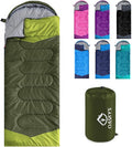 oaskys Camping Sleeping Bag - 3 Season Warm & Cool Weather - Summer Spring Fall Lightweight Waterproof for Adults Kids - Camping Gear Equipment, Traveling, and Outdoors