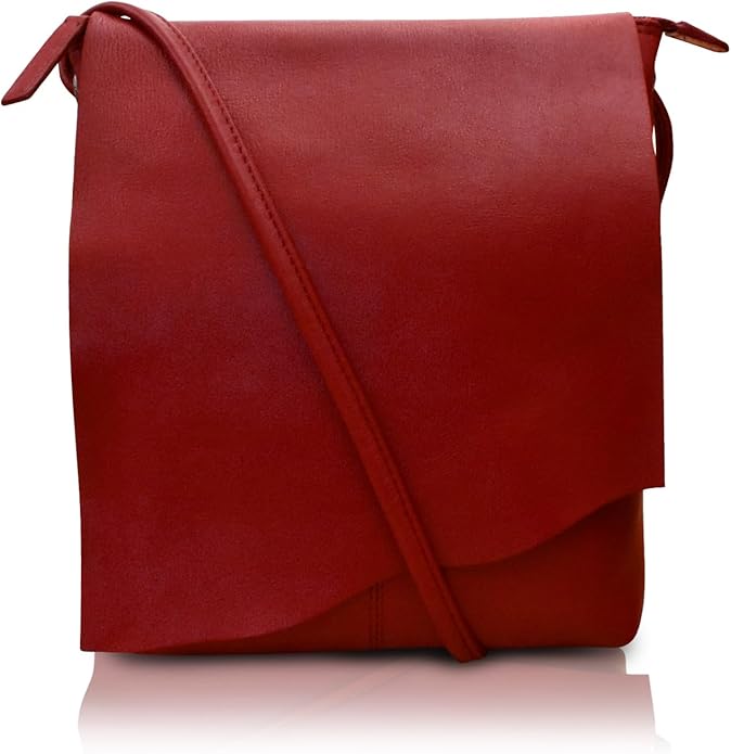 ili New York Leather Mini Sac Crossbody - Genuine Leather Crossbody Bags for Women with RFID Blocking, Adjustable Strap
