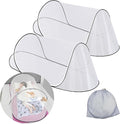 SuperDen Pop Up Mosquito Net Tent for Bed, Camping, Travel, Patio, Outdoor (2 PCS)