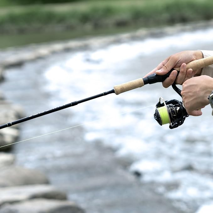 KastKing Valiant Eagle Passage Travel Fishing Rods, 4 & 6 Pc Pack Rods, Spinning, Casting and Fly Models, IM6 Graphite Blank, Ti Oxide LTS Ring Guides, Beautiful Cork Handles