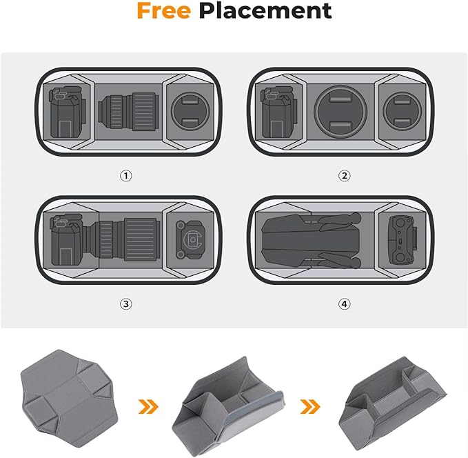 K&F Concept 2 in 1 Sling Bag Everyday Shoulder Bag & Multifunction Photography Crossbody Camera DSLR Backpack Portable Bag