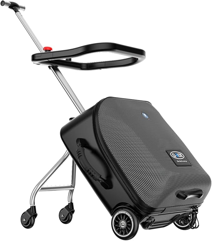 LemoHome Expandable Luggage with Spinner Wheels,Large Suitcases with Child Seat Design,Hard Luggage for Women and Men,20 inch Hardside Carry on Luggage for Travel