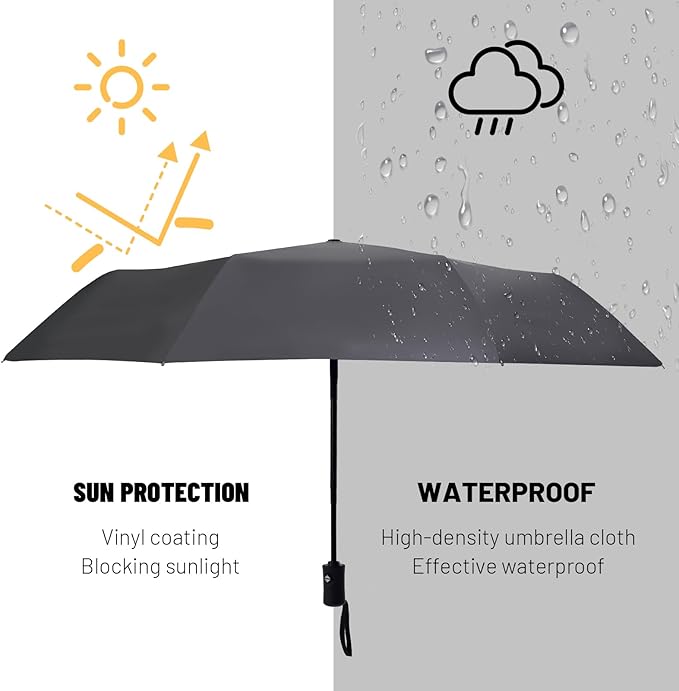 SY COMPACT Travel Umbrella Windproof Automatic Umbrellas Small Compact UV Sun Protection Factory Outlet Umbrella