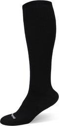 HAPIU Merino Wool Soft Compression Socks for Women & Men, 15-20 mmHg, Plus Size Knee High Stocking for Nurses, Pregnancy, Travel, Flight, Medias de Compresión Mujer
