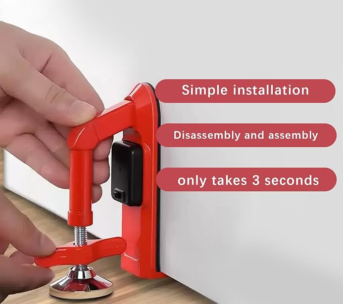 Portable Alarm Door Stopper Door Stop Alarm Door Stoppers Security Easy to Carry Hotel Door Locks for Travelers Security