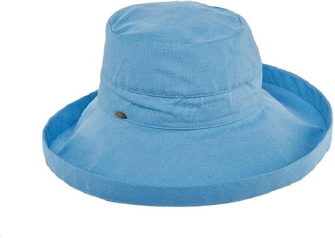 Scala Women's Cotton Hat with Inner Drawstring and Upf 50+ Rating