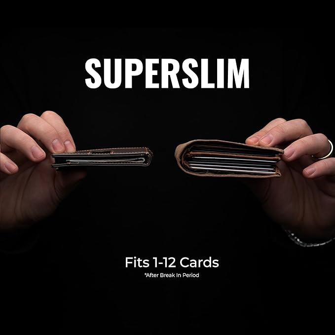 Kings Loot Money Clip Slim Minimalist Wallet for Men | RFID Blocking Leather Design with Money Clip | Front Pocket Bifold Holds 12 Cards | Stylish & Compact Wallets (Camo Black)