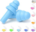 Earplugs for Sleeping Noise Cancelling, Reusable Ear Plugs– Super Soft, Silicone Ear Plug, for Sleeping 8 Pairs, Swimming, Snoring, Concerts, Work, Noisy Places (Color)