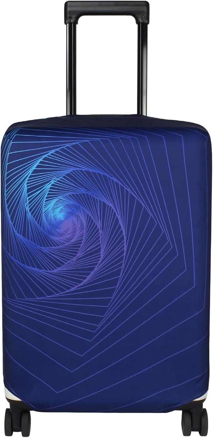 Explore Land Travel Luggage Cover Suitcase Protector Fits 27-30 Inch Case (Gyrotropic, L)