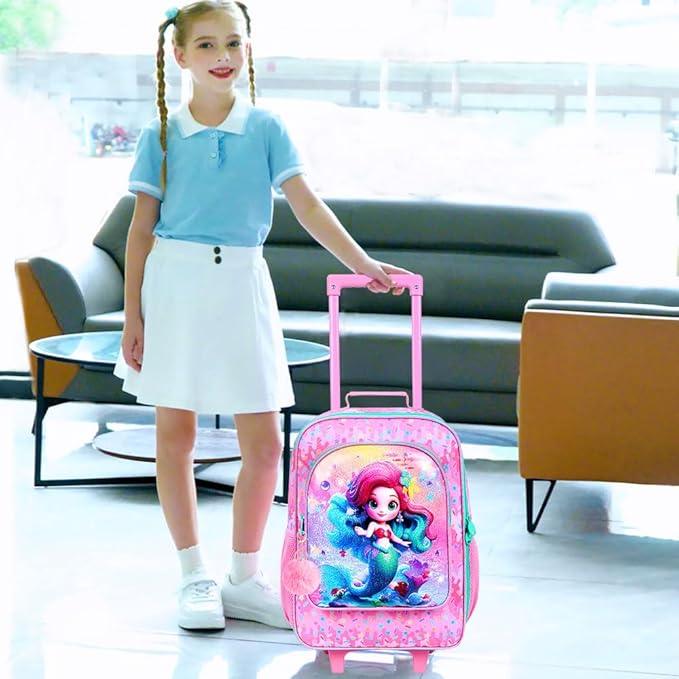 Kids Luggage for Boys Girls, Toddler Rolling Travel Carry on Suitcase with Wheels