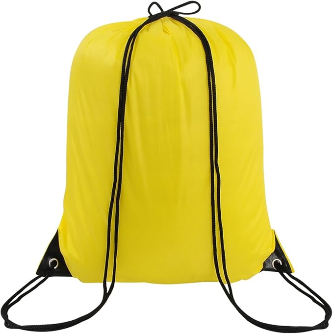 10 Colors Drawstring Backpack Bags Sack Pack Cinch Tote Sport Storage Polyester Bag for Gym Traveling
