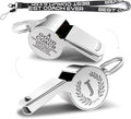 Letters Coach Gifts, Whistle for Coaches, Whistle Emergency, Thank You Coach Gifts, Coaches Whistle with Lanyard Cheer Coach Gift for Men Women Teachers Referees School Sports Coach Outdoor, Letter J