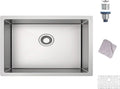 TORVA 30-Inch Undermount Kitchen Sink, Premium 304 Stainless Steel Bar Sink - 10 Inches Deep Basin Single Bowl Sink