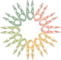 12-Piece Foldable Travel Hangers with Clips - Collapsible Coat Hanger for Pants, Socks, Underwear & Drying Rack