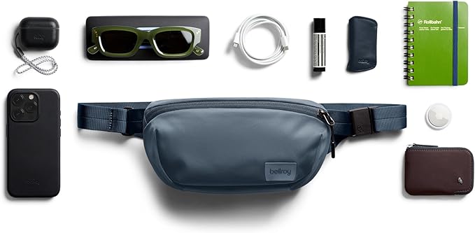 Bellroy Laneway Belt Bag (versatile crossbody sling bag, fanny pack) - BlueSteel