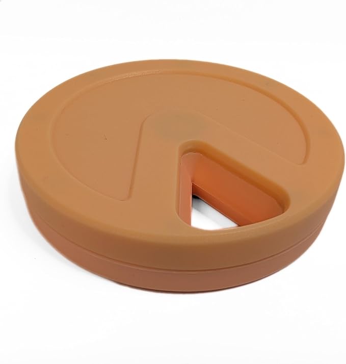 Travel RX Pill Case by Type Two Labs – Weekly 7 Day Pill Box, Compact Magnetic Organizer for Pills fits Purses or Pockets, Rugged Daily Caddy Holds Vitamins, Supplements and Medication. (Peach)