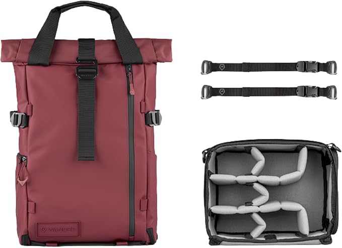 WANDRD All New PRVKE 31L V4: Camera Backpack and Photography Bundle - Weatherproof Travel and Photography Backpack, Bundle Includes 31L Bag, Camera Cube, Waist Straps, and Accessory Straps