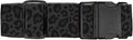 Luggage Straps for Suitcases Travel Belt Accessories, Cute Suitcase Strap, Adjustable Luggage Belt Strap, Heavy Duty with Quick-Release Buckle Luggage Strap Luxury Black Leopard