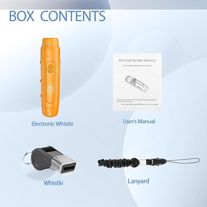 ZHT Electronic Whistle for Coaches, Referees, Teachers - 3 Tones & 3 High Volume, Handheld Whistles with Lanyard - Sports Whistle for Volleyball Soccer, Outdoor Camping, Emergency Safety