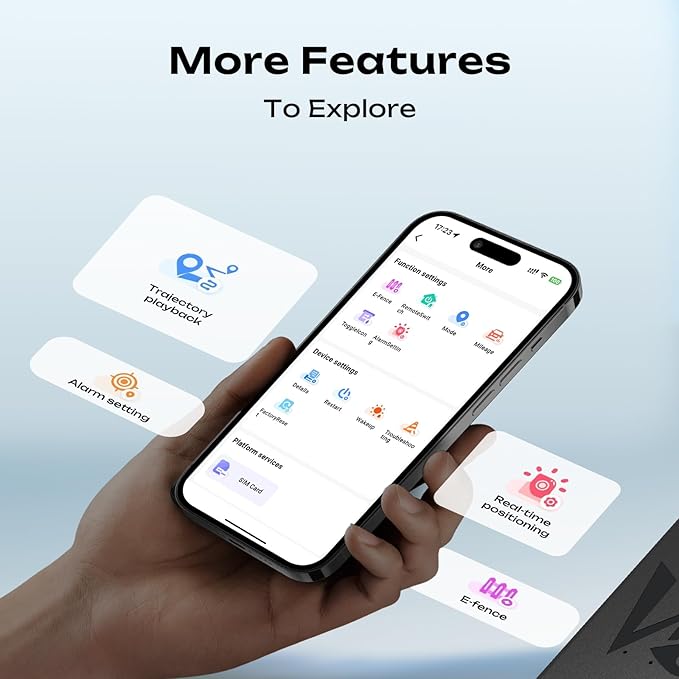 4G LTE GPS Tracker for Vehicles & Cars 90-Day Battery Life, Real-Time Tracking & Geo-Fencing Alerts, USA/Canada Coverage Multi Alerts with Car Tracker Design (Subscription Required)