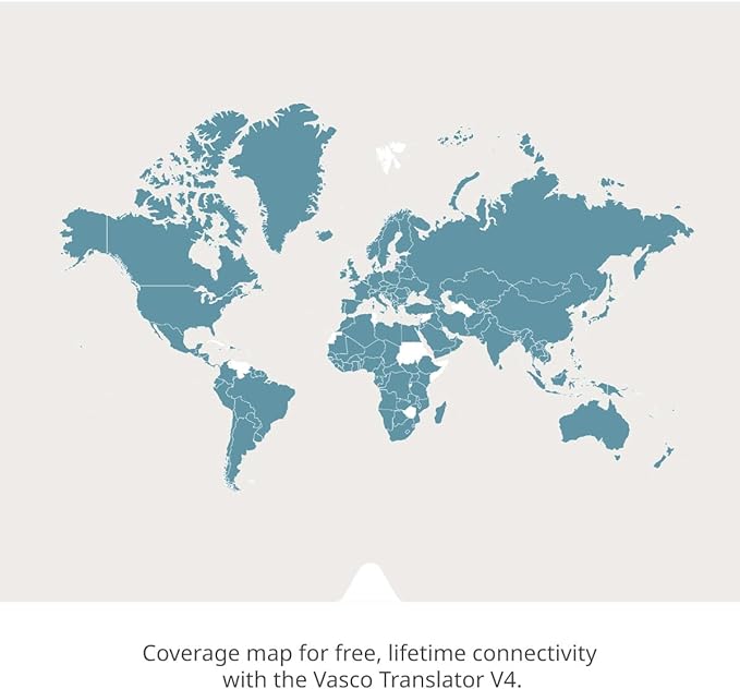 Vasco V4 Language Translator Device | 112 Languages | Free Lifetime Internet in Almost 200 Countries | Black Onyx